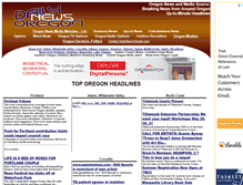 Tablet Screenshot of dailynewsoregon.com